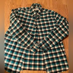 Old Navy flannel The Oxford Shirt
